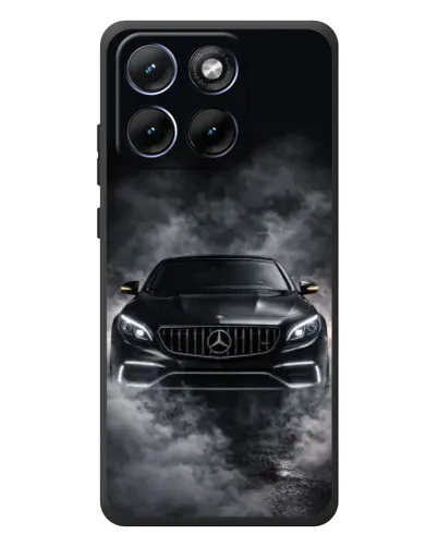 Чохол для Motorola Edge 70 Fusion Plus з картинкою «Mercedes у диму»