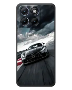 Чохол для Motorola Edge 70 Fusion Plus з картинкою «Гоночний Mercedes AMG»