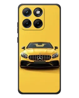 Чохол для Motorola Edge 70 Fusion Plus з картинкою «Жовтий Mercedes GT»