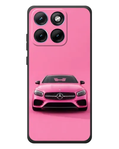 Чохол для Motorola Edge 70 Fusion Plus з картинкою «Рожевий Mercedes AMG»