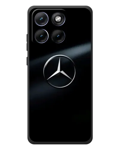 Чохол для Motorola Edge 70 Fusion Plus з картинкою «Mercedes на металі»