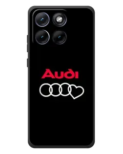Чохол для Motorola Edge 70 Fusion Plus з картинкою «Логотип Audi Heart»
