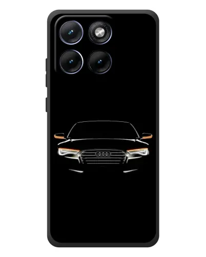 Чохол для Motorola Edge 70 Fusion Plus з картинкою «Audi — нічний контур»