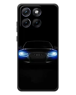 Чохол для Motorola Edge 70 Fusion Plus з картинкою «Audi в неоні»
