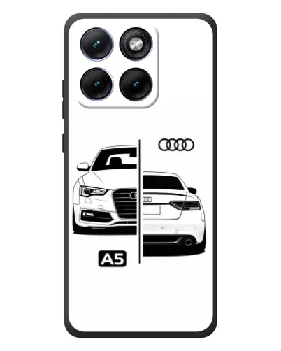 Чохол для Motorola Edge 70 Fusion Plus з картинкою «Audi — контрастний дизайн»