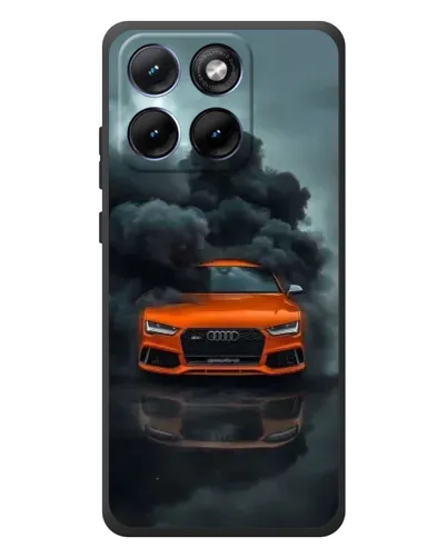 Чохол для Motorola Edge 70 Fusion Plus з картинкою «Audi у хмарах диму»