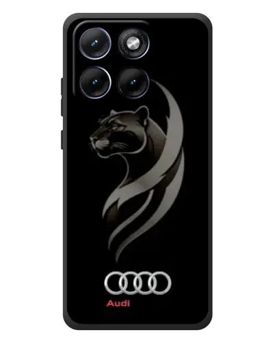 Чохол для Motorola Edge 70 Fusion Plus з картинкою «Графіка — пантера та Audi»