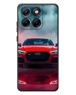Чохол для Motorola Edge 70 Fusion Plus з картинкою «Audi RS — червоний стиль»