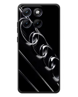 Чохол для Motorola Edge 70 Fusion Plus з картинкою «Audi — абстрактні кільця»