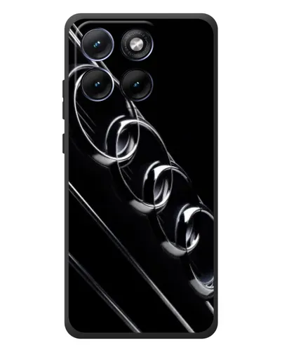 Чохол для Motorola Edge 70 Fusion Plus з картинкою «Audi — абстрактні кільця»