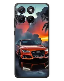 Чохол для Motorola Edge 70 Fusion Plus з картинкою «Audi — захід сонця»