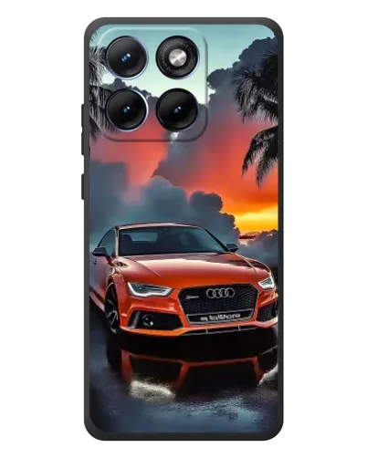 Чохол для Motorola Edge 70 Fusion Plus з картинкою «Audi — захід сонця»
