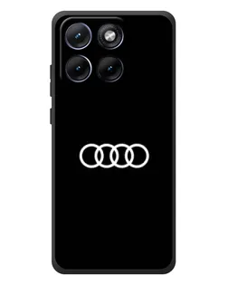 Чохол для Motorola Edge 70 Fusion Plus з картинкою «Audi White Logo»