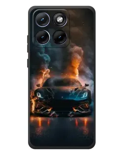 Чохол для Motorola Edge 70 Fusion Plus з картинкою «Lamborghini димна естетика»