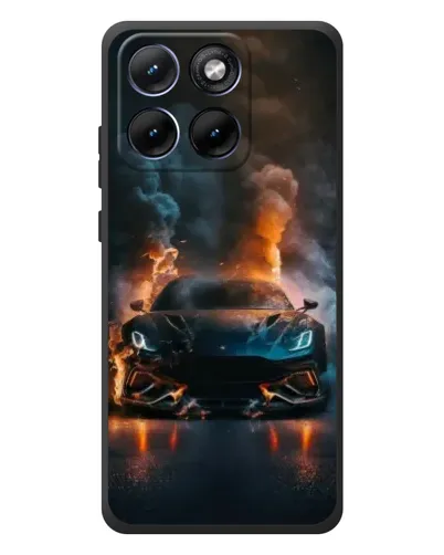 Чохол для Motorola Edge 70 Fusion Plus з картинкою «Lamborghini димна естетика»