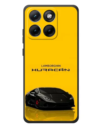 Чохол для Motorola Edge 70 Fusion Plus з картинкою «Lamborghini Huracan чорний»