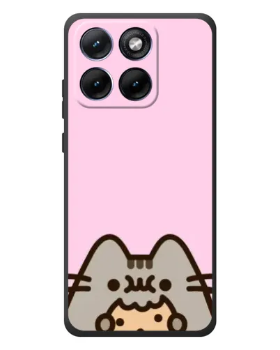 Чохол для Motorola Edge 70 Fusion Plus з картинкою «Pusheen та печиво»