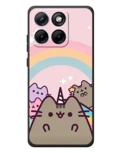 Чохол для Motorola Edge 70 Fusion Plus з картинкою «Єдиноріг Pusheen»