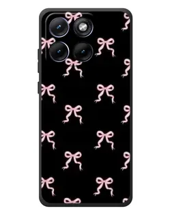 Чехол для Motorola Edge 70 Fusion Plus с картинкой «Бант-цветок»