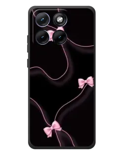 Чехол для Motorola Edge 70 Fusion Plus с картинкой «Розовые ленты»