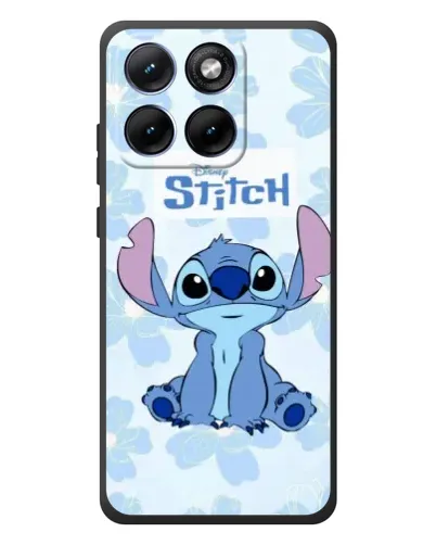 Чохол для Motorola Edge 70 Fusion Plus з картинкою «Stitch серед квітів»