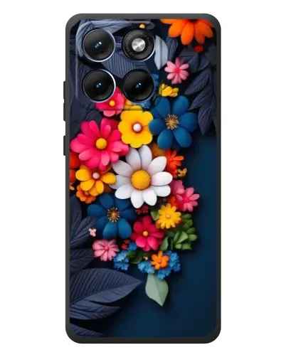 Чохол для Motorola Edge 70 Fusion Plus з картинкою «Квіткова феєрія»