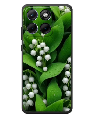 Чохол для Motorola Edge 70 Fusion Plus з картинкою «Конвалії в зелені»