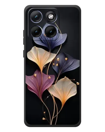 Чохол для Motorola Edge 70 Fusion Plus з картинкою «Лілові квіти грації»