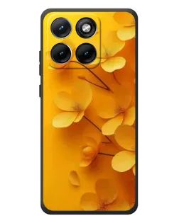 Чохол для Motorola Edge 70 Fusion Plus з картинкою «Золоті пелюстки»