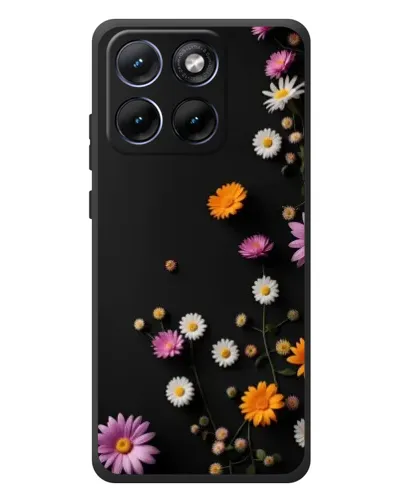 Чехол для Motorola Edge 70 Fusion Plus с картинкой «Цветочная композиция»