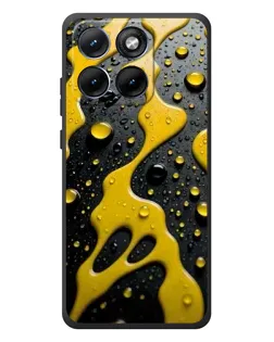 Чохол для Motorola Edge 70 Fusion Plus з картинкою «Рідке жовте золото»