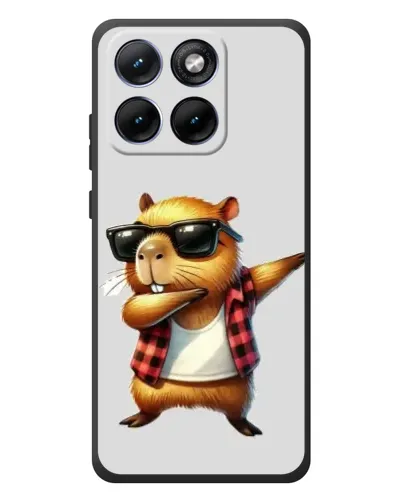 Чехол для Motorola Edge 70 Fusion Plus с картинкой «Капибара рэпер даб» Чехол для Motorola Edge 70 Fusion Plus с картинкой «Капибара рэпер даб»