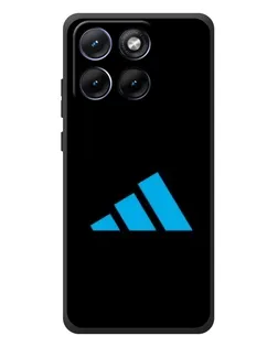 Чохол для Motorola Edge 70 Fusion з картинкою «Adidas Cyan Logo»