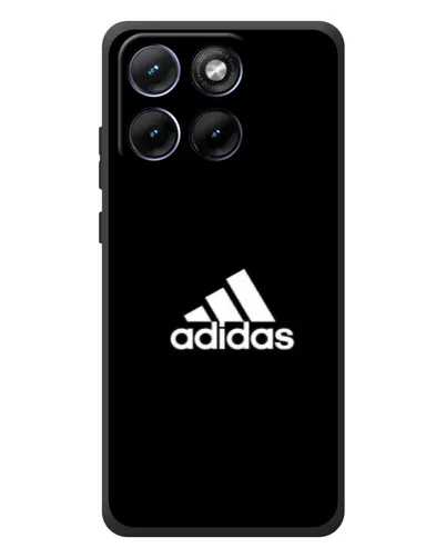 Чохол для Motorola Edge 70 Fusion з картинкою «Чорна класика Adidas»