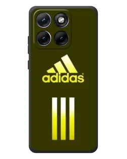 Чохол для Motorola Edge 70 Fusion з картинкою «Оливковий градієнт Adidas»