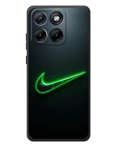 Чохол для Motorola Edge 70 Fusion з картинкою «Неоновий контур Nike»