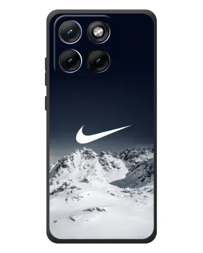 Чохол для Motorola Edge 70 Fusion з картинкою «Nike — зимові гори»
