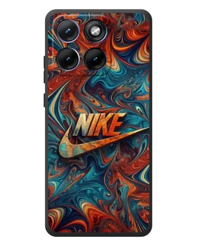 Чохол для Motorola Edge 70 Fusion з картинкою «Nike в абстракції»