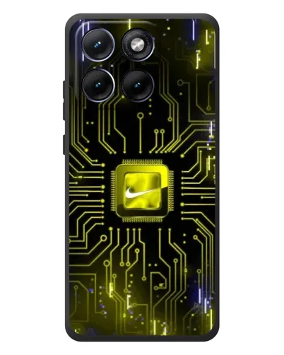 Чохол для Motorola Edge 70 Fusion з картинкою «Nike — золота іскра»