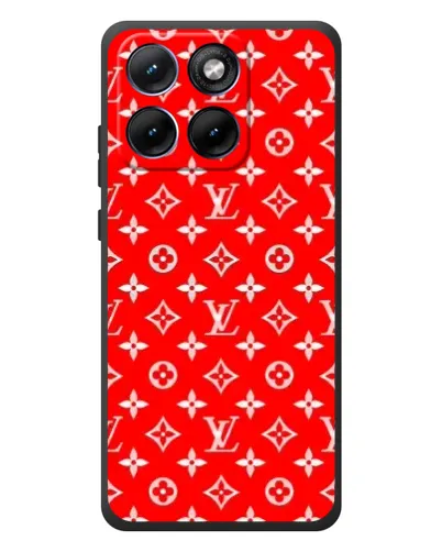 Чехол для Motorola Edge 70 Fusion с картинкой «Яркий паттерн LV»