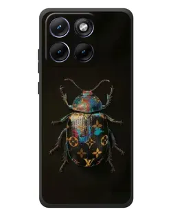 Чехол для Motorola Edge 70 Fusion с картинкой «LV — мраморный принт»
