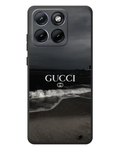 Чехол для Motorola Edge 70 Fusion с картинкой «Gucci — морской прибой»