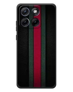 Чехол для Motorola Edge 70 Fusion с картинкой «Gucci — неоновая линия»