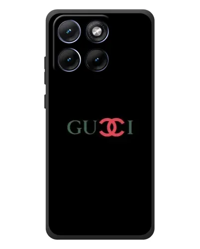 Чехол для Motorola Edge 70 Fusion с картинкой «Gucci — красный градиент»