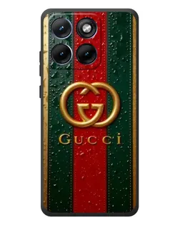 Чохол для Motorola Edge 70 Fusion з картинкою «Gucci — фірмова смуга та золото» Чохол для Motorola Edge 70 Fusion з картинкою «Gucci — фірмова смуга та золото»