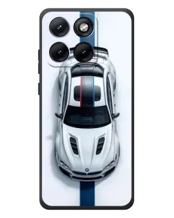 Чехол для Motorola Edge 70 Fusion с картинкой «Вид сверху — BMW M»