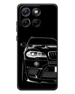 Чехол для Motorola Edge 70 Fusion с картинкой «Темный силуэт BMW»