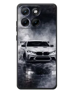 Чехол для Motorola Edge 70 Fusion с картинкой «BMW сквозь туман»