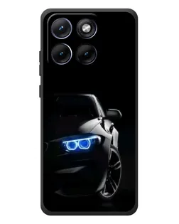 Чехол для Motorola Edge 70 Fusion с картинкой «BMW — ночной взгляд»