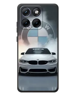 Чехол для Motorola Edge 70 Fusion с картинкой «BMW в белом дыму»